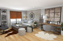 rustic living room